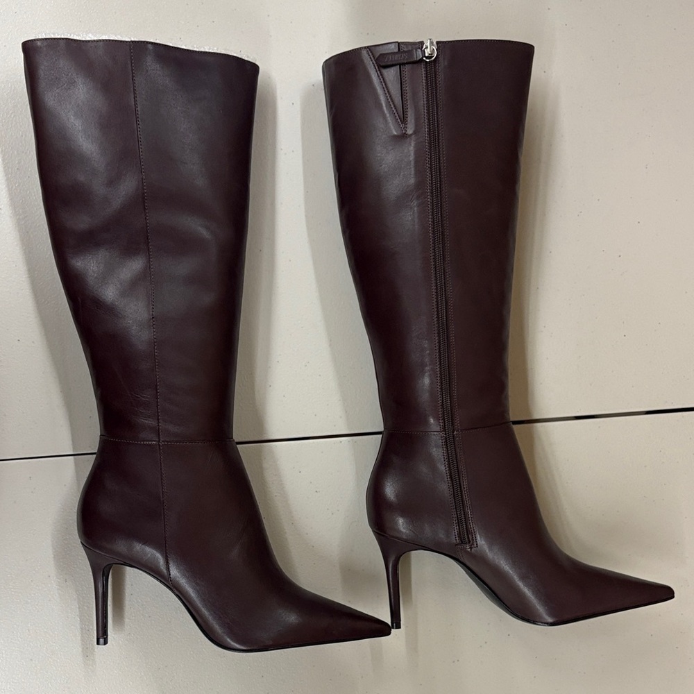 SCHUTZ MIKKI UP BOOT CHOCOLATE BROWN